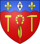 Blason ville fr Carrières-sous-Poissy (Yvelines)